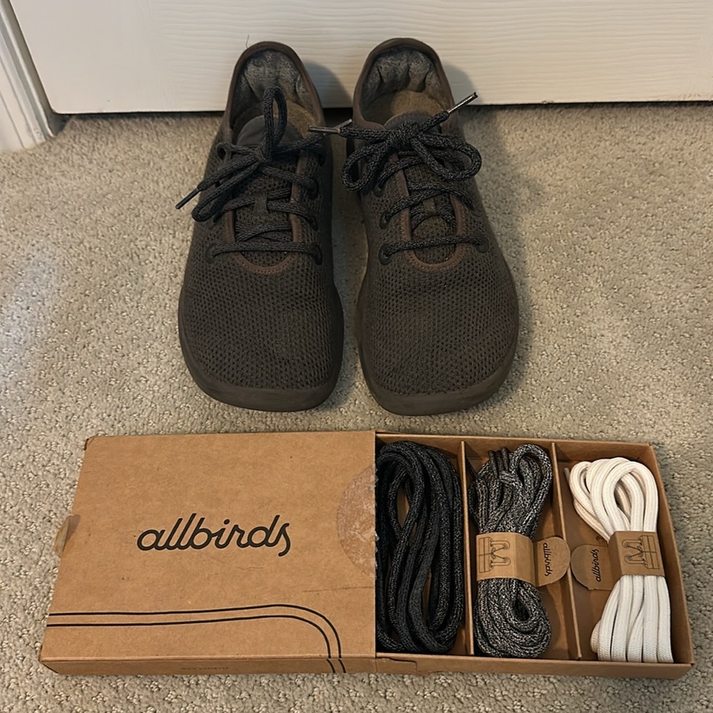 Men’s Allbirds Tree Runner Sneakers Sz 10